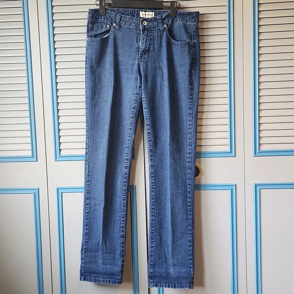 Hot Bottoms Blue Denim Jeans - Picture 1 of 11